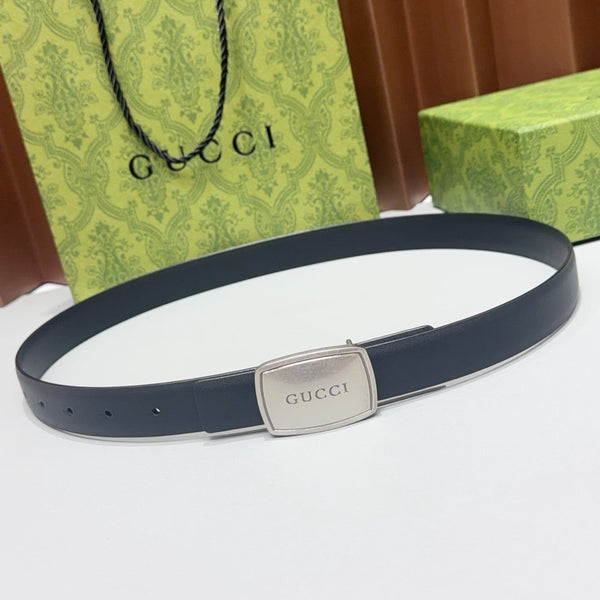 GG Reversible 2.5cm Belt Leather 213035