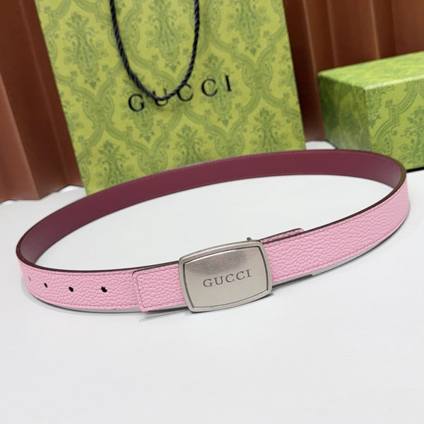 GG Reversible 2.5cm Belt Leather 213035