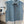 CC Collared Vest Jacket Dusty Blue Tweed Sheer 415624