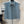 CC Collared Vest Jacket Dusty Blue Tweed Sheer 415624