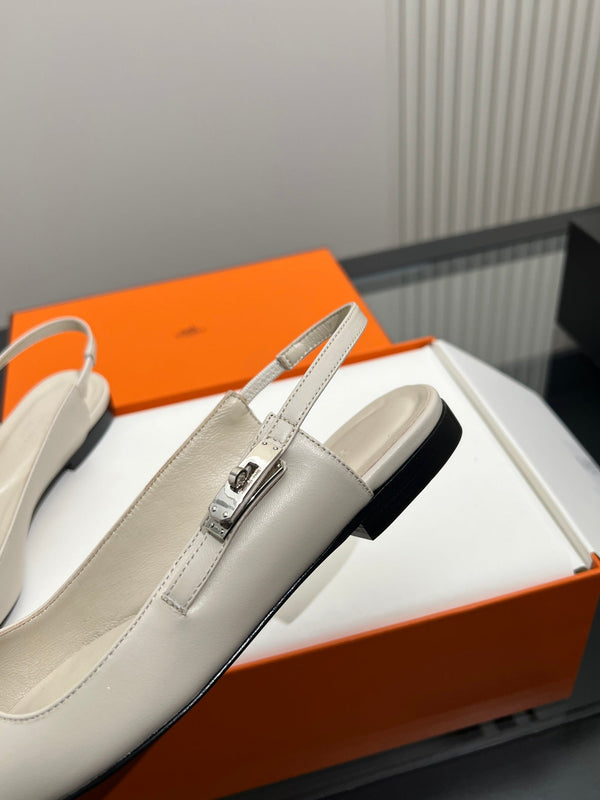 HM 26s Nicoletta Slingback Flats Leather 149098