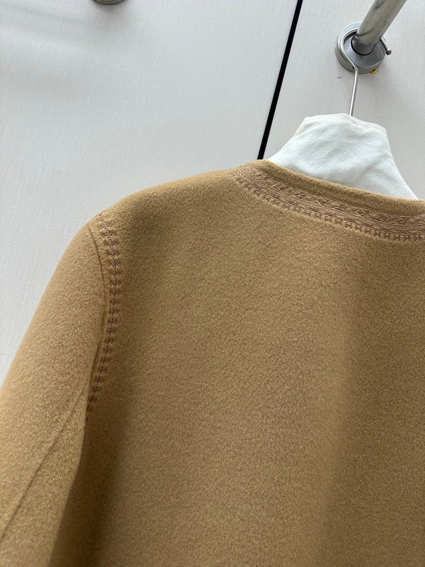 HM 26S Jacket Tonal Embroidery Wool Cashmere 435173
