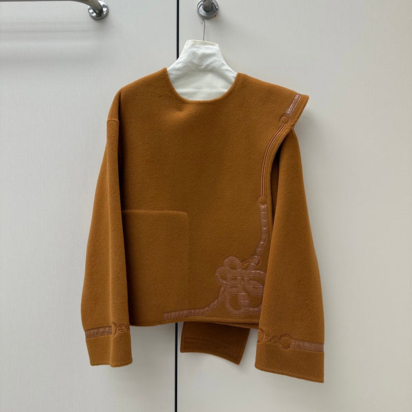 HM 26S Cashmere Embroidered Jacket Wool Cashmere 435171