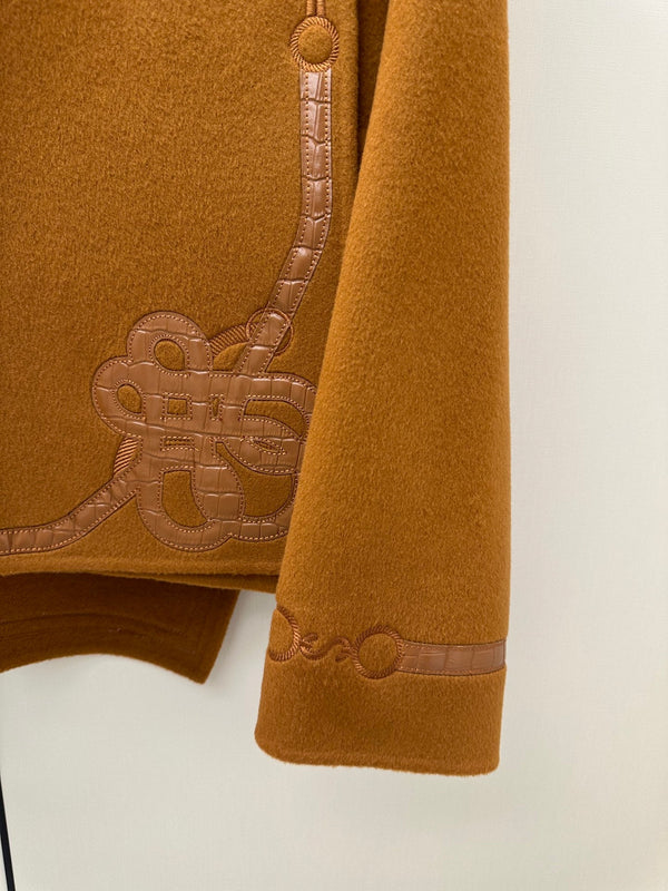 HM 26S Cashmere Embroidered Jacket Wool Cashmere 435171