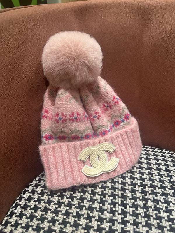 CC 26FW Print Knit Beanie Wool 551922