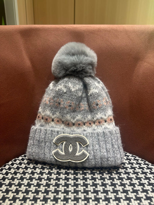 CC 26FW Print Knit Beanie Wool 551922