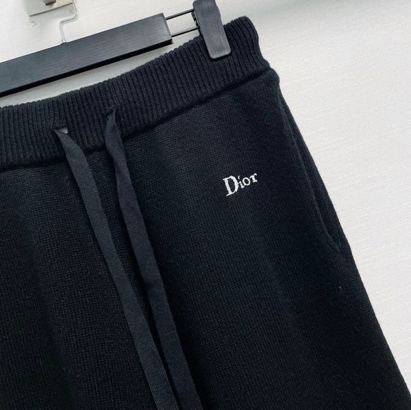 CD 26s Jacket Pants Set Black Wool Polyester 438891