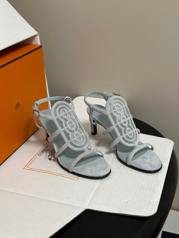 HM 26s Nymphe 70 Sandals 7cm Suede 185822