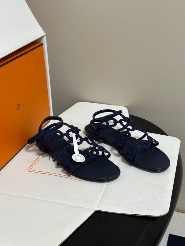 HM 26s Noumea Flat Sandals Leather 185833