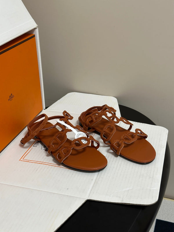 HM 26s Noumea Flat Sandals Leather 185833