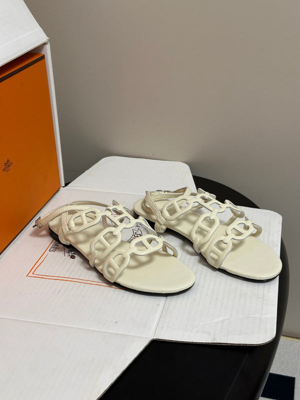 HM 26s Noumea Flat Sandals Leather 185833