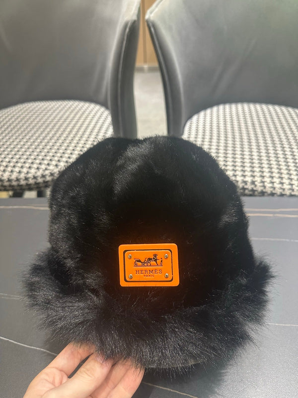 HM 26FW Fisherman Hat Fox Fur Trim 558951