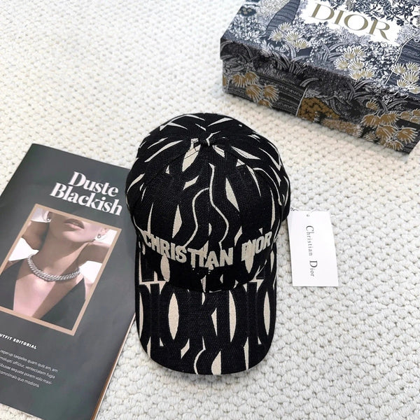 CD Monogram Baseball Cap Signature Paris Logo Hat New With Tag 268975