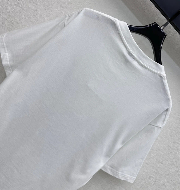 Chanel 2026 T-shirt col rond imprimé moto Coton 210433