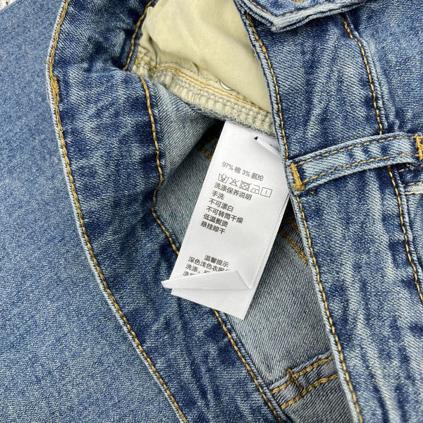 Miumiu 2026 Jean évasé en coton bleu 178941