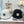Bob en laine noire et blanche CC 216414