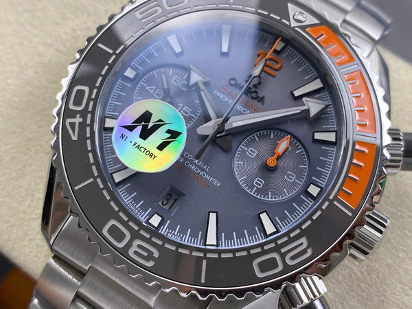 Omega Seamaster 46mm Dark Gray Dial Black Bezel Steel