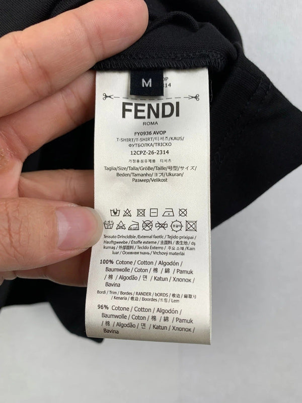 FF 2026 Men's Short-Sleeve T-Shirt Black Blue Cotton 735330