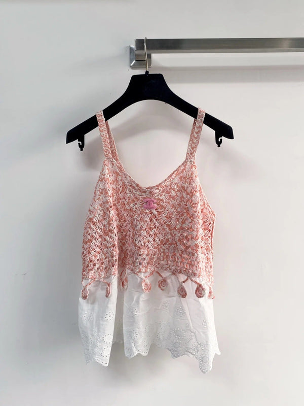 Chanel 2026 Camisole Marron Bleu Rouge Laine Cachemire