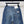 Chanel 2026 Jean Taille Haute Bleu Coton Imprimé Croco 363373