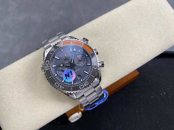 Omega Seamaster 46mm Dark Gray Dial Black Bezel Steel