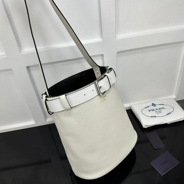 Prad 2026 Medium Bucket Bag 29cm Calfskin