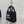 CD 2026 Lady Art Mini Bag 12cm Black Cotton Leather 352144