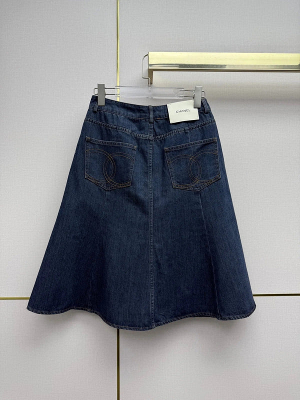 CC 2026 Denim Skirt Blue Cotton 771511
