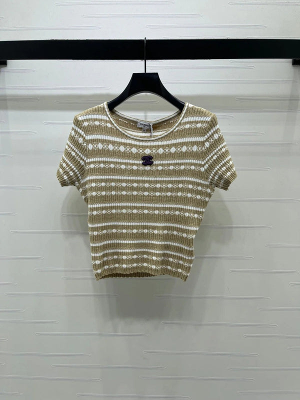 CC 2026 Crochet Knit Short Sleeve Cotton Polyamide 380684