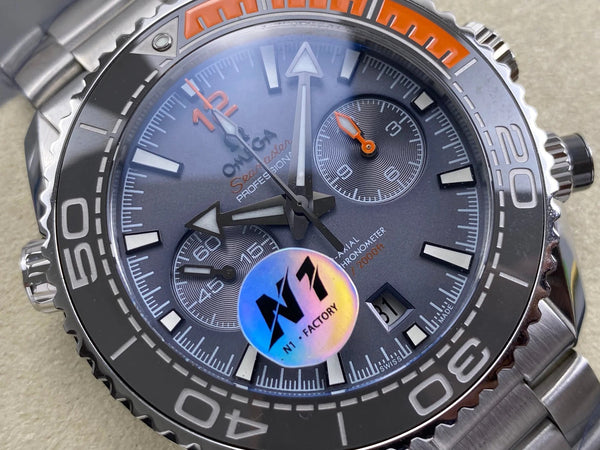 Omega Seamaster 46mm Dark Gray Dial Black Bezel Steel