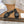 CD 26s Embroidered Sandals Black Canvas Leather 685617