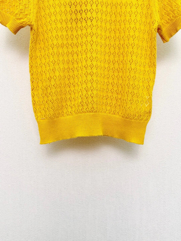 Miu 2026 Shirt Yellow Wool 644462