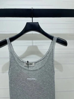 Miu 2026 Camisole Knitted Vest Wool 375076