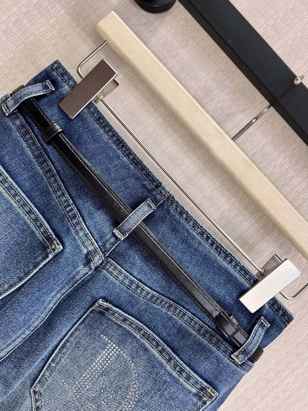 CD 2026 Washed Blue Pants Cotton 400650