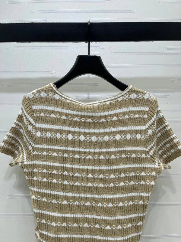 CC 2026 Crochet Knit Short Sleeve Cotton Polyamide 380684