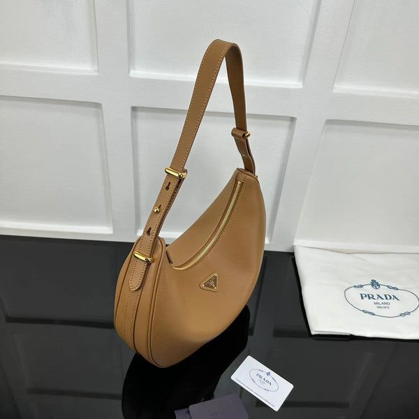 Prad 2026 Arque Shoulder Bag 35cm Calfskin