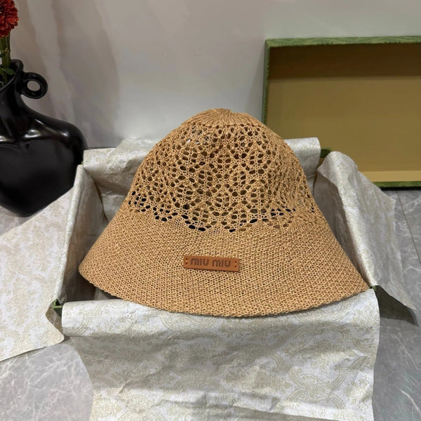 Miu Knitted Bucket Hat 214504