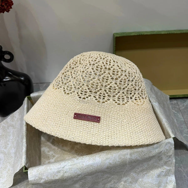 Miu Knitted Bucket Hat 214504