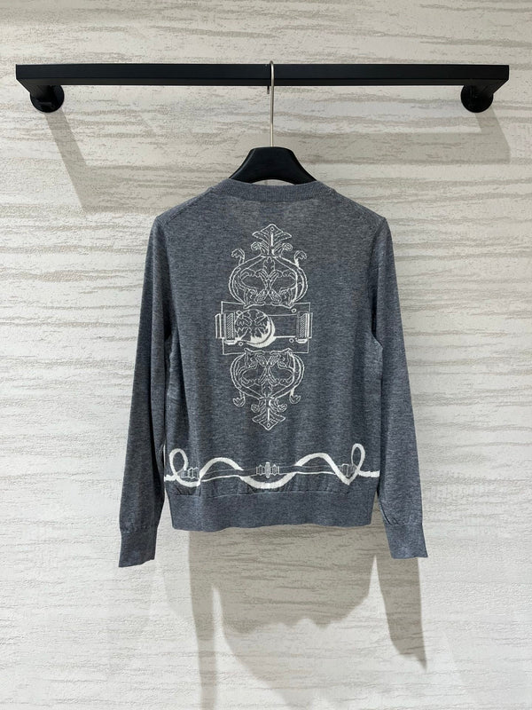HM 2026 "Ferronnerie" Long-sleeve Cardigan Wool 800302
