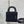 CD 2026 Lady Art Mini Bag 12cm Black Cotton Leather 352144