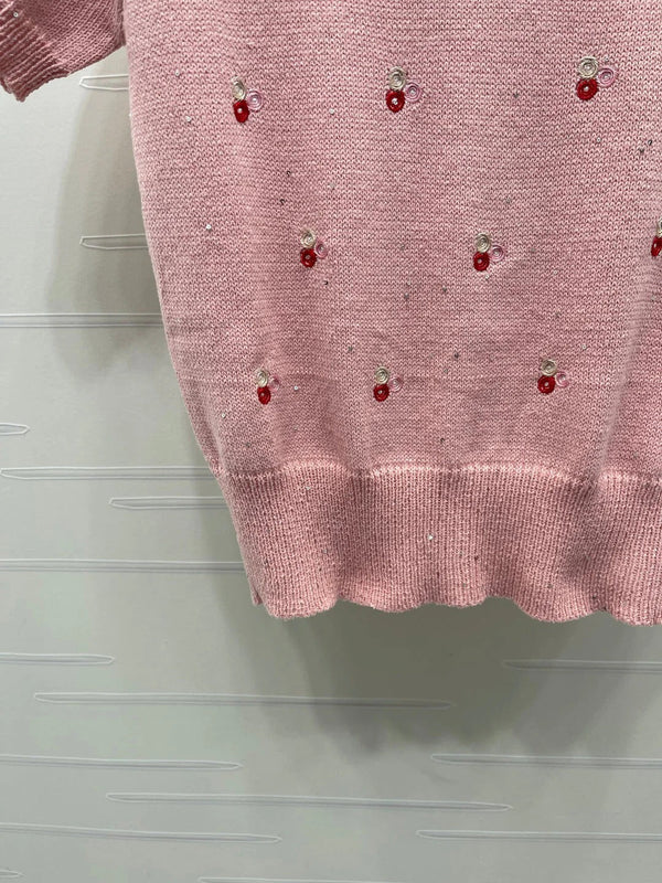 Miu 2026 Shirt Pink Wool 643220