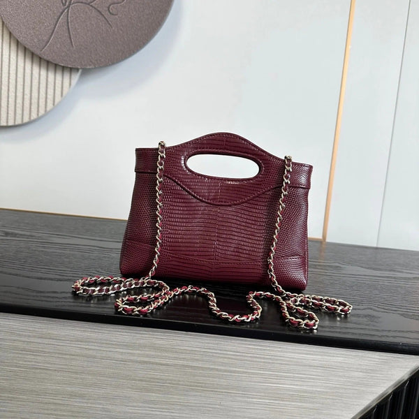 CC 2026 Lizard-Embossed Nano Bag 20.5cm Calfskin