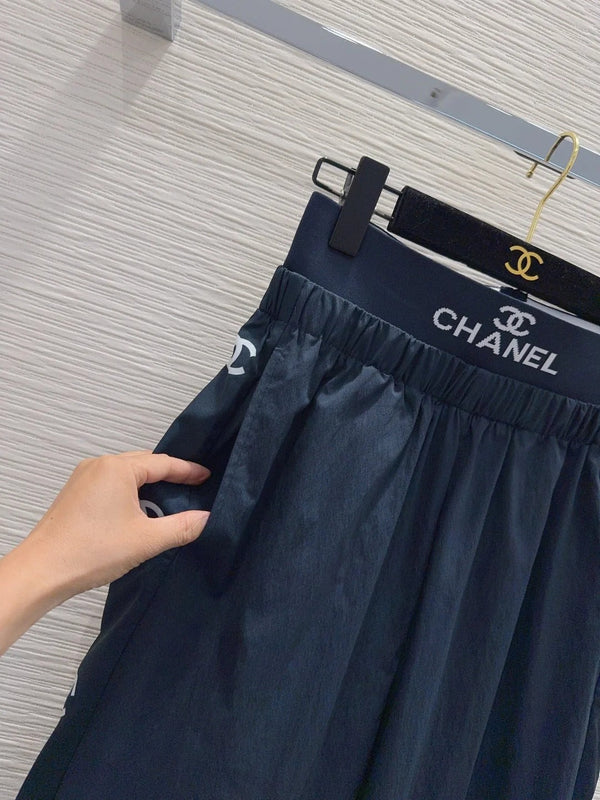 CC 2026 Wide-leg Trouser With Waistband Cotton Nylon 827713