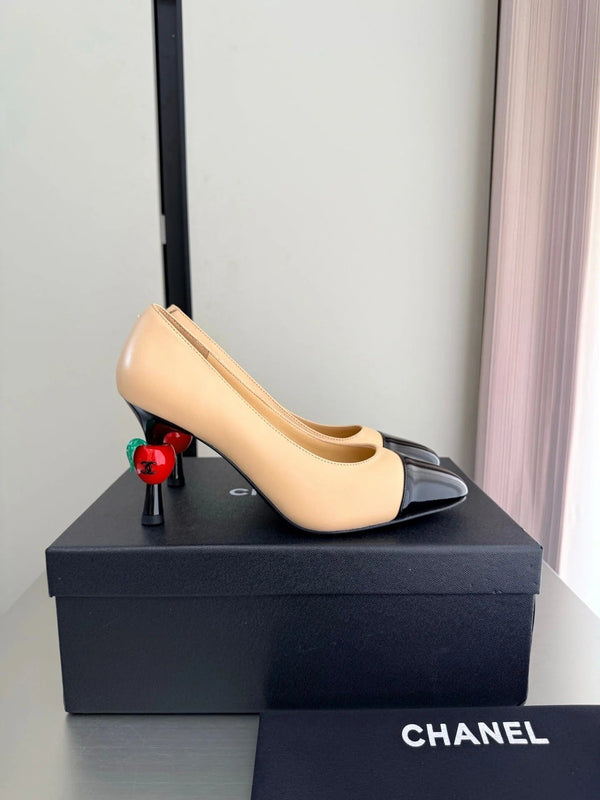 CC 2026 Little Red Apple Heel Pump 85mm Lambskin 929469