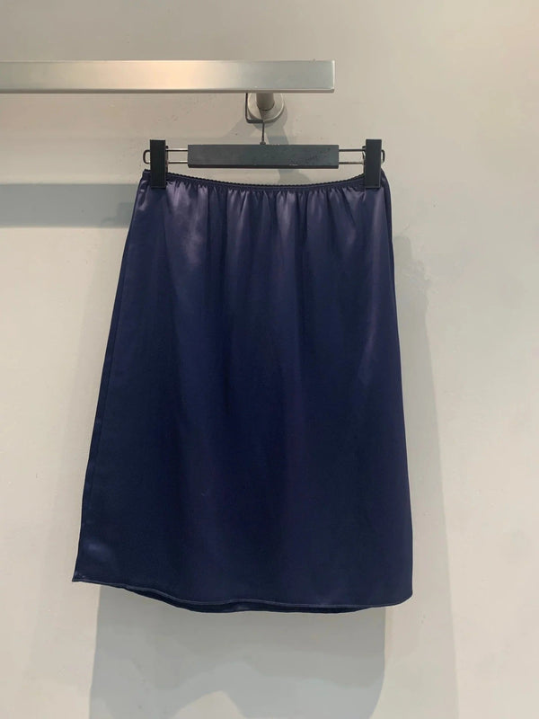 Miu 2026 Set Satin Navy 646105