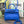 Sac Loewe Amazona 180 24,5 cm en cuir de veau bleu