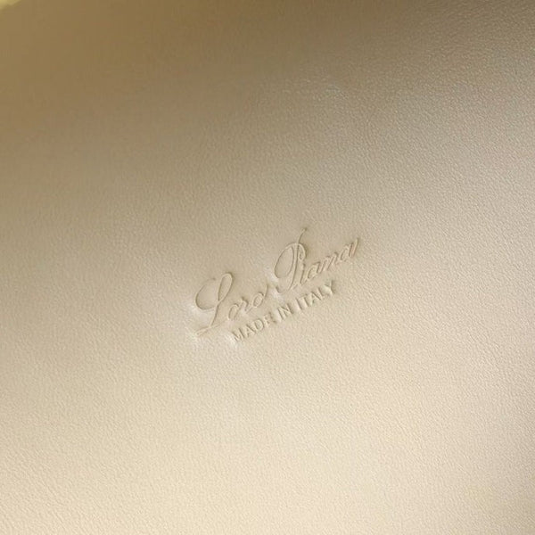 Loro Piana Extra Pocket Bag 27cm White Calfskin