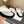 The Row Sandales Plateformes Ginza Cuir Velours Noir Blanc 293551