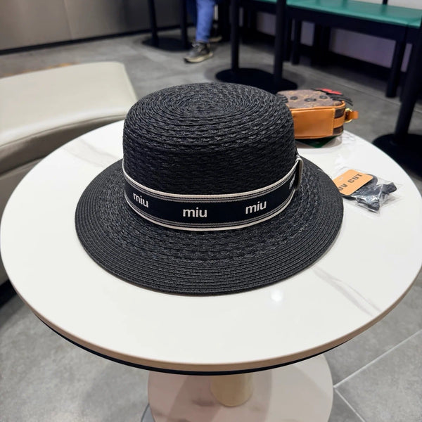 Miumiu Elegant Straw Hat 219118