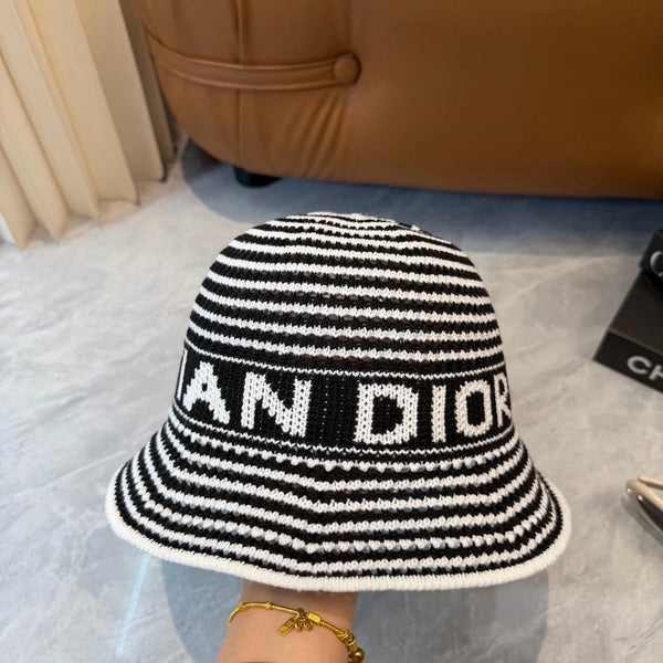 Dior Striped Bucket Hat 3 Colors 237182